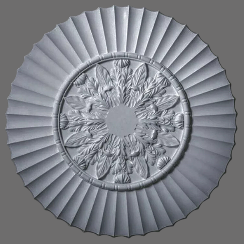 Medium Scalloped Edge Adam Acanthus Plaster Ceiling Rose 600mm LPM30