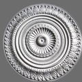 Large Leaf Ornate Battersea Plaster Ceiling Rose LPM33