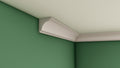 Small Plain Single Step Cove Plaster Cornice 100mm x 100mm LPMC10