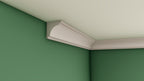 Small Plain Single Step Cove Plaster Cornice 100mm x 100mm LPMC10