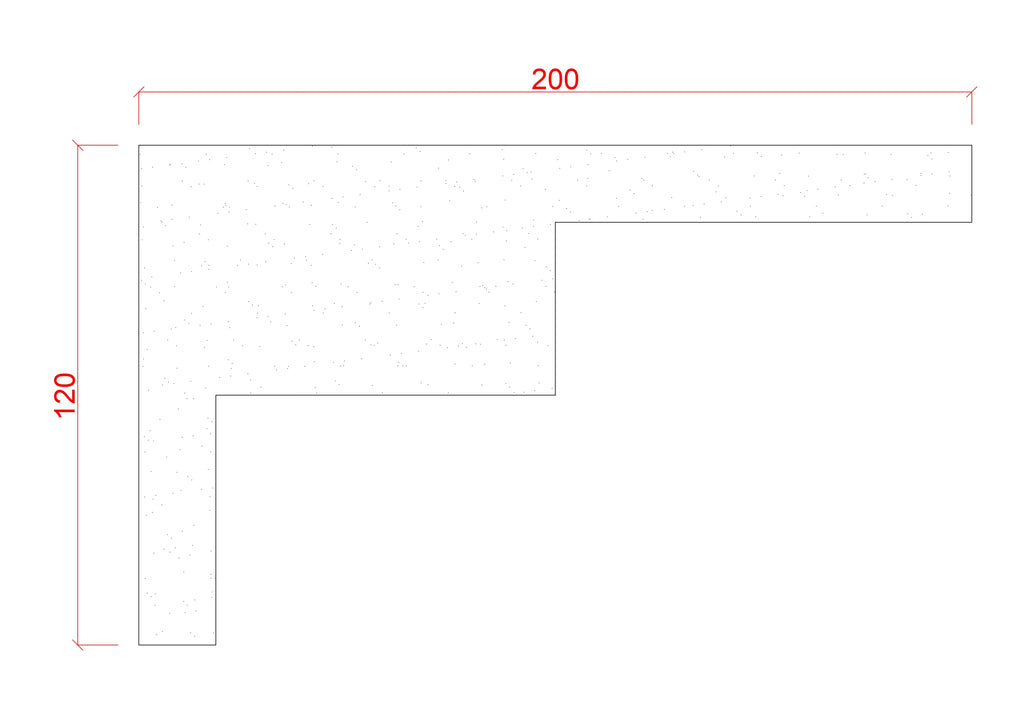 Large Long Step Art Deco Cornice 120mm x 200mm LPMC21