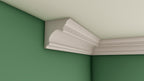 Large Victorian Plaster Swan Neck Cornice 155mm x 155mm LPMC03