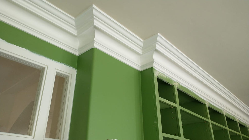 XL Victorian Plaster Swan Neck Cornice 170mm x 190mm LPMC04