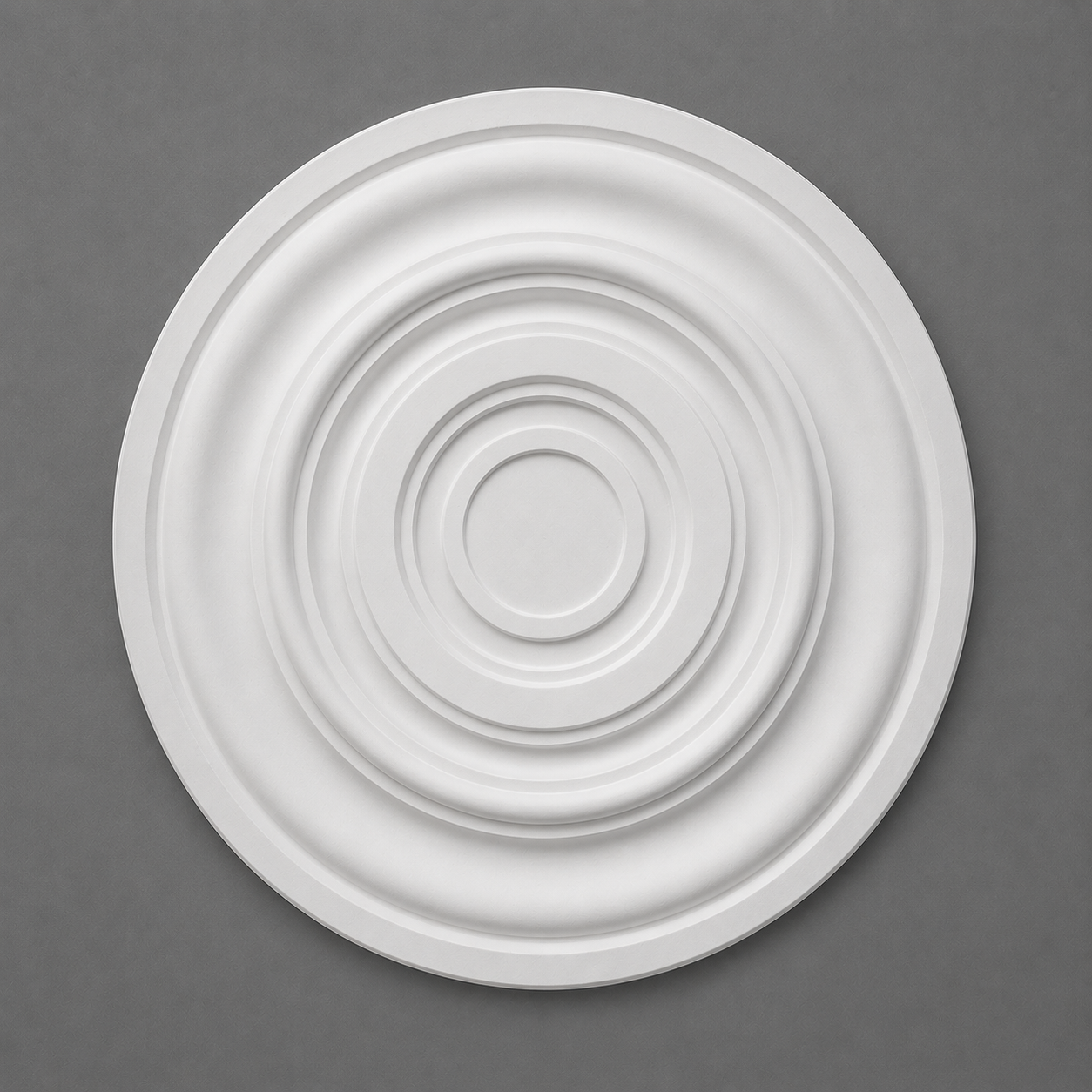Victorian Plain Plaster Ceiling Rose LPM27 500mm