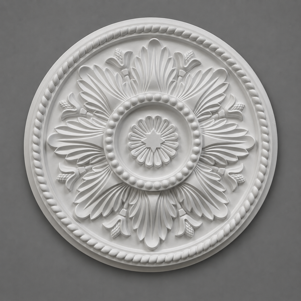 Medium Victorian/Edwardian Enriched Plaster Ceiling Rose 480mm LPM23