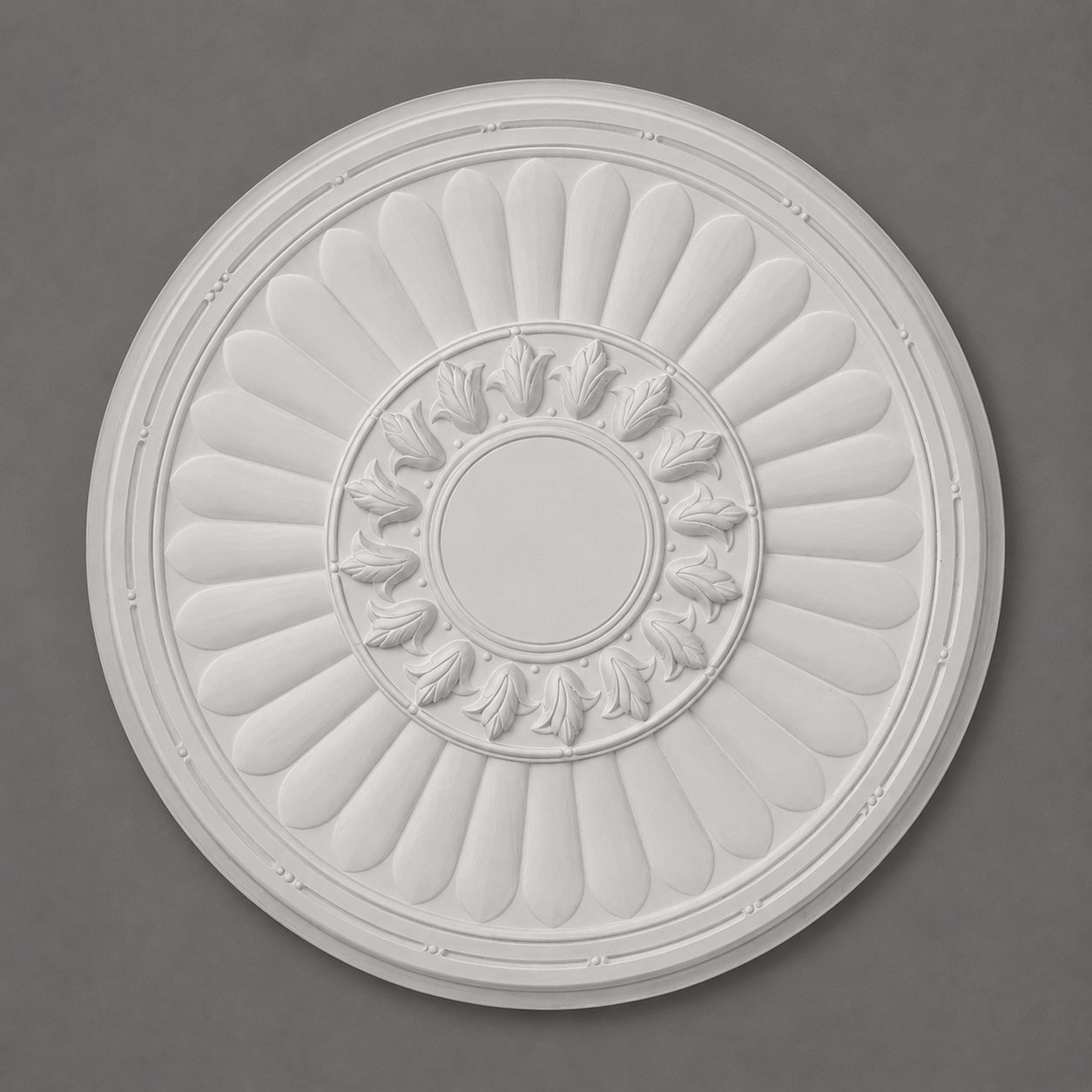 Medium Victorian/Edwardian Tulip Plaster Ceiling Rose 520mm LPM05