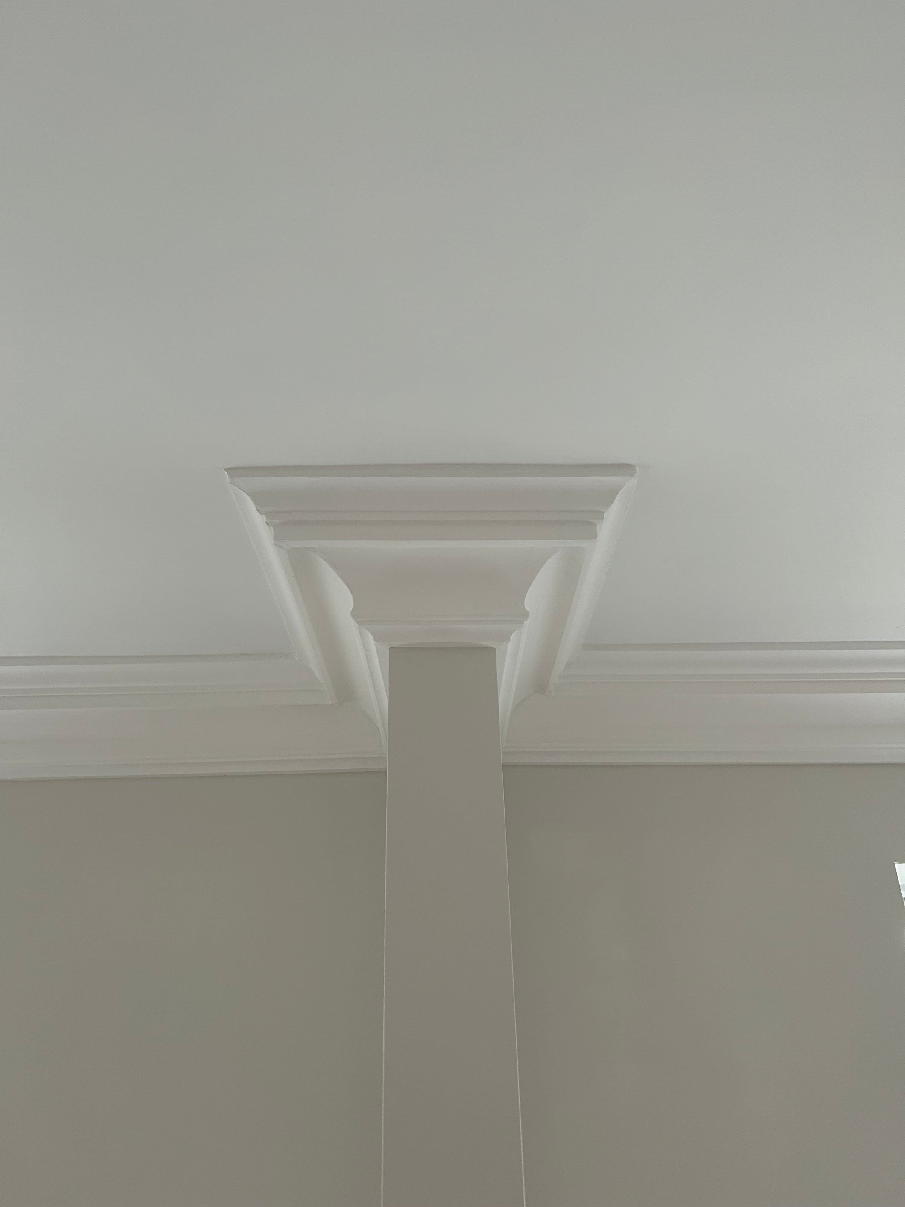 Large Victorian Swan Neck Cornice LPM03 155mm x 155mm